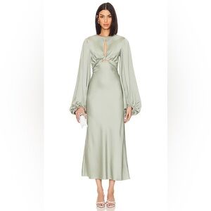 Significant Other Sage Green Demi Maxi Dress